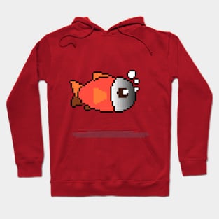 Fashion's Pixel Parade Fish Hoodie